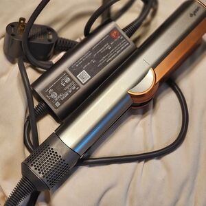 Dyson Hair Styling Tool in Silver and Copper